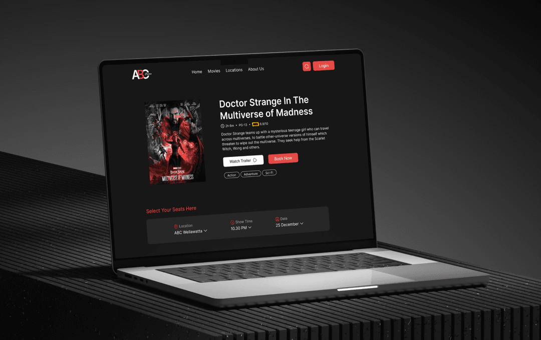 ABC Cinema – Movie Ticket Booking System
