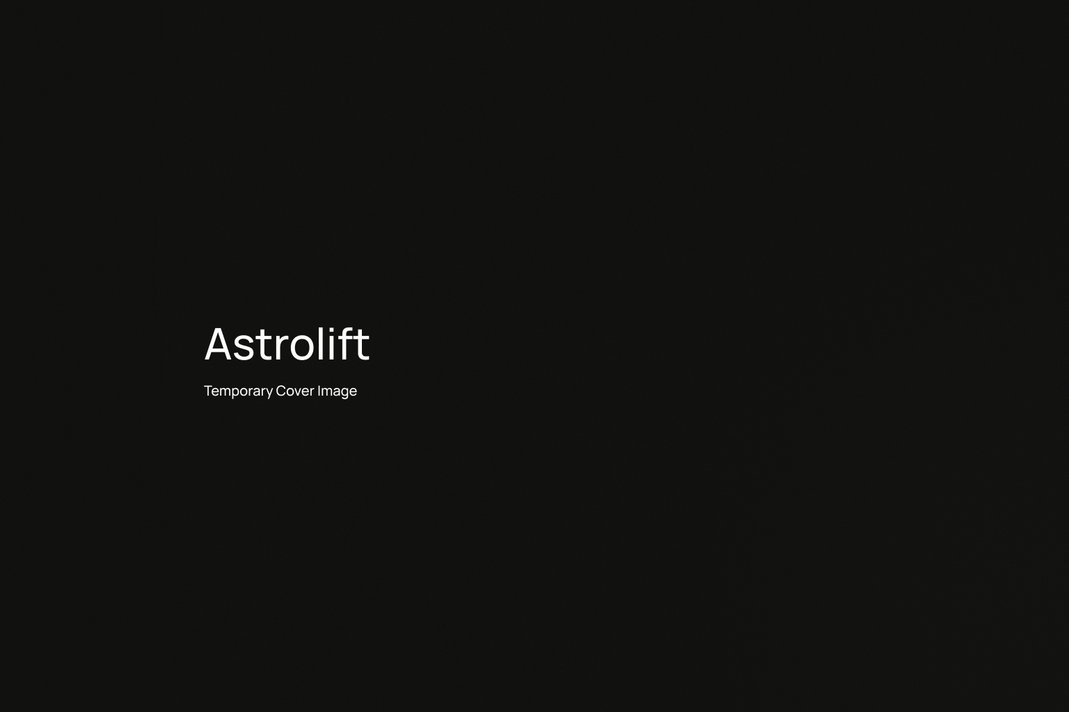 AstroLift cover