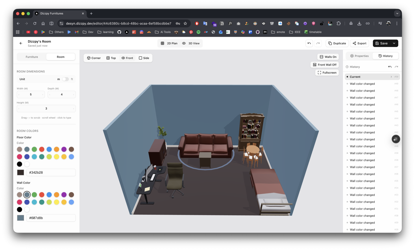 Real-time 3D visualisation powered by React Three Fiber