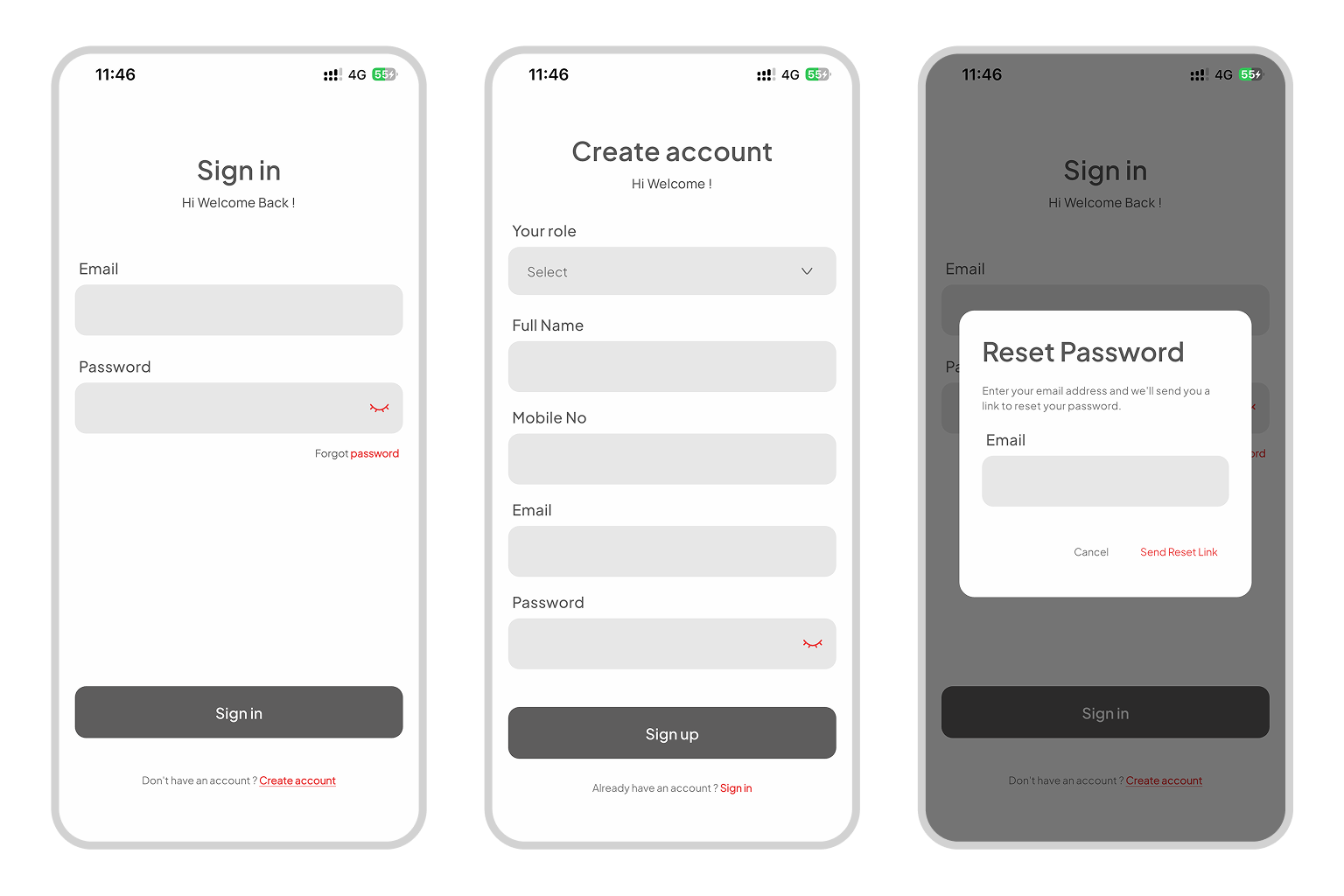 Role-based secure login
